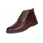 Ghete barbati casual din piele naturala cu siret (imblanite) Corsa - GKR21XM